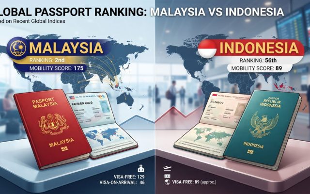 Perbandingan Paspor Indonesia dengan Paspor Malaysia